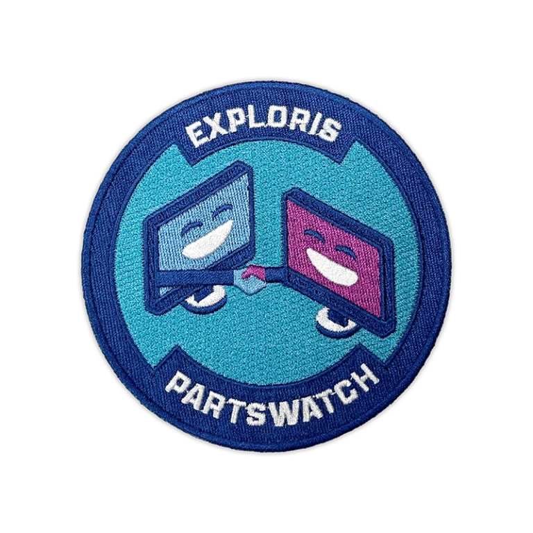 Exploris / PartsWatch Patch designed by Gearbox Creative
