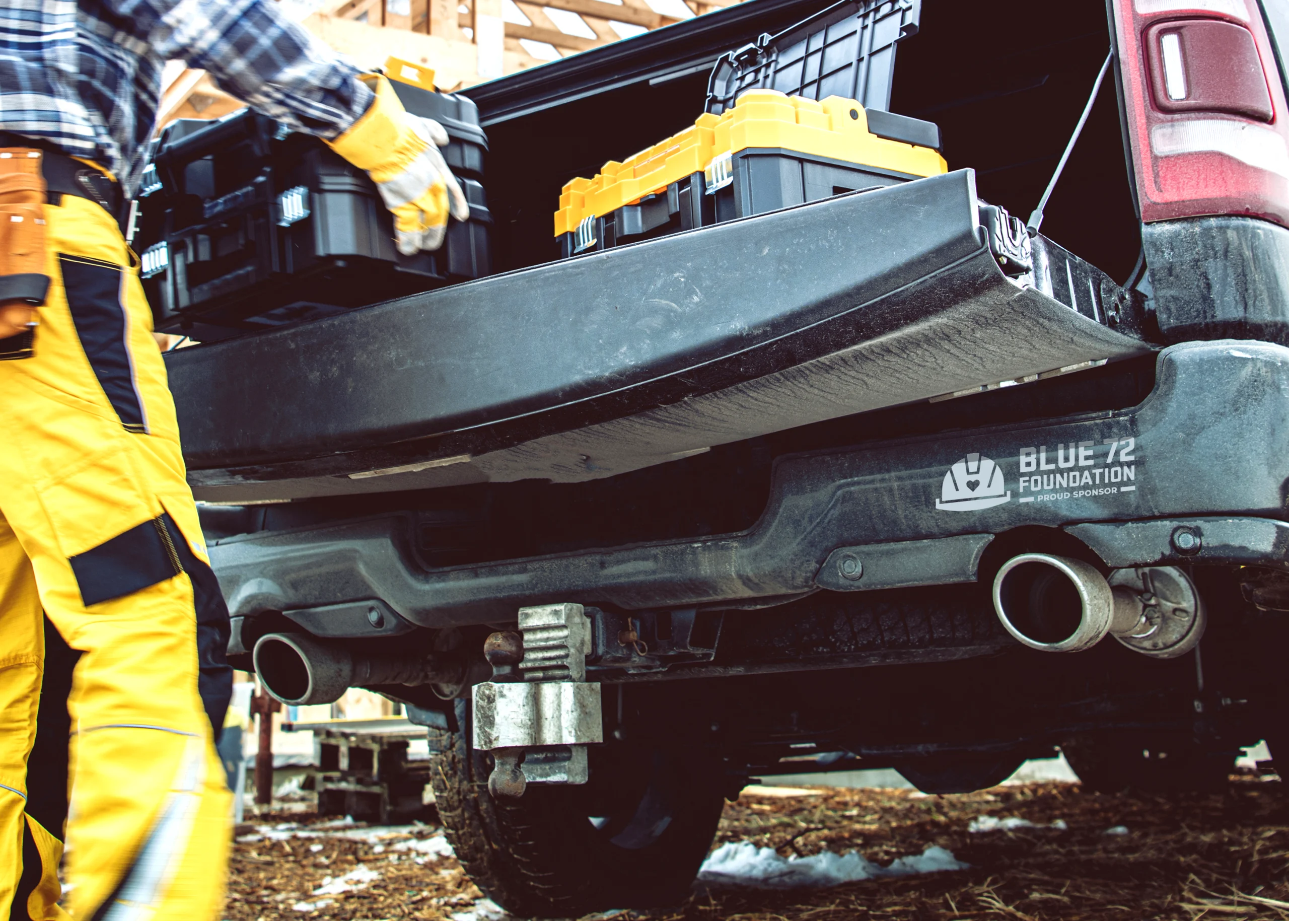 Blue 72 Foundation Proud Sponsor Decal