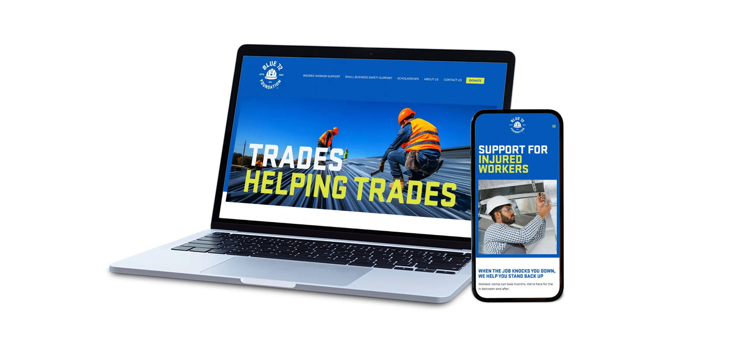 Blue 72 Foundation Website