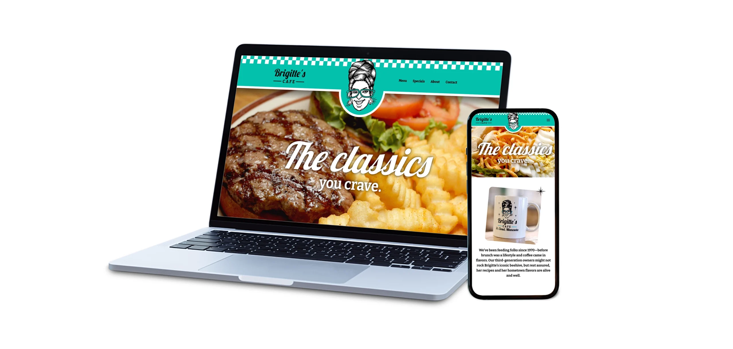 Brigitte's Cafe Website