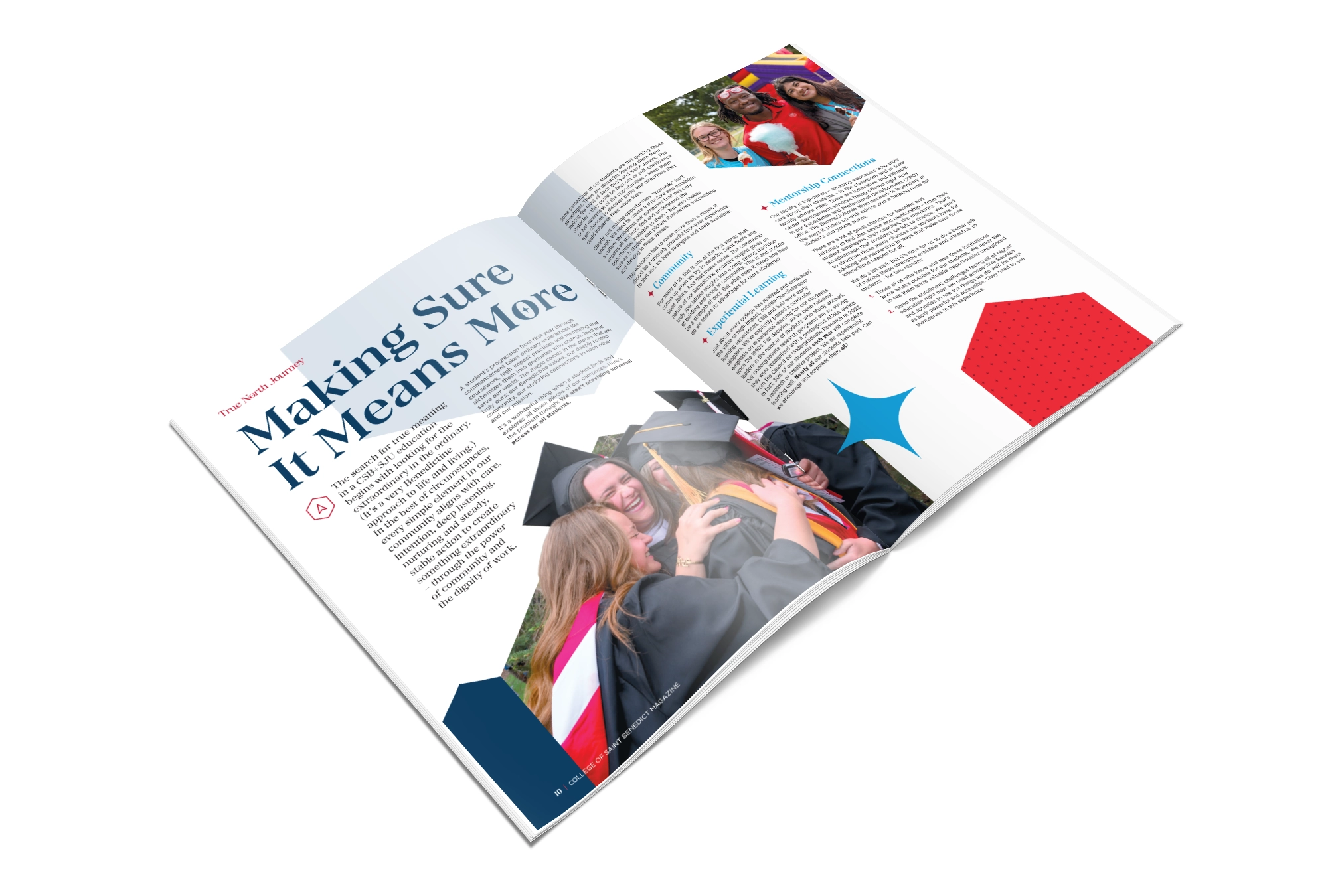 College of Saint Benedict Magazine Spread
