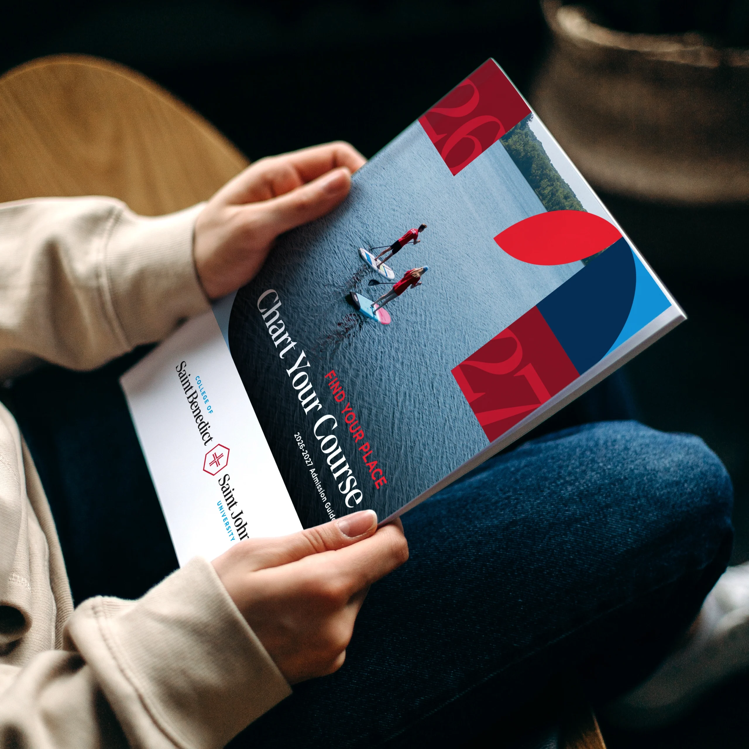 CSBSJU Admission Guide designed by Gearbox Creative