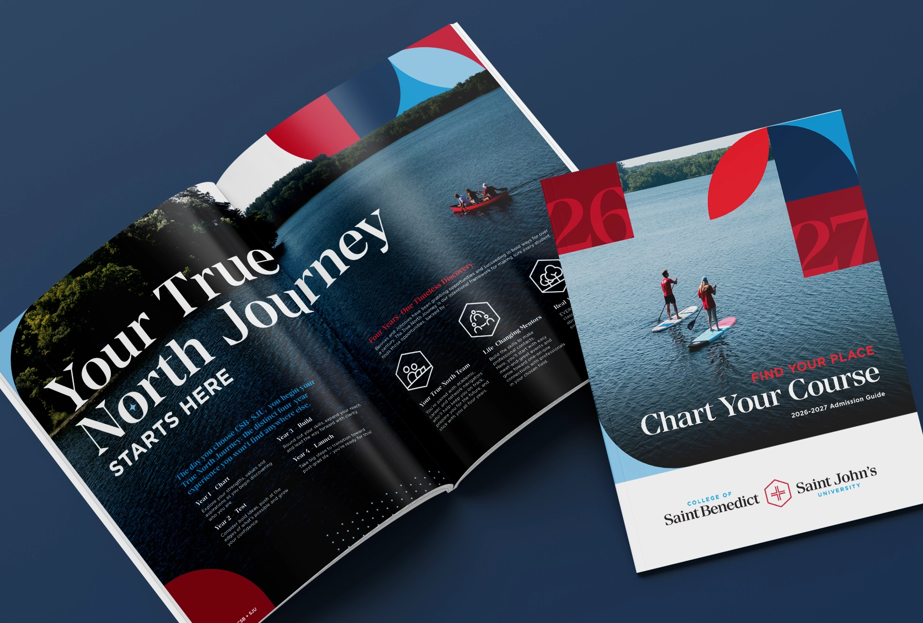 CSBSJU Admission Guide designed by Gearbox Creative